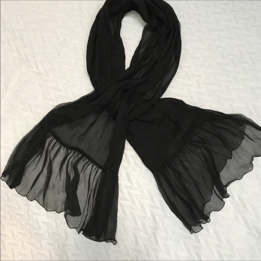 Black Evening Cape/Scarf